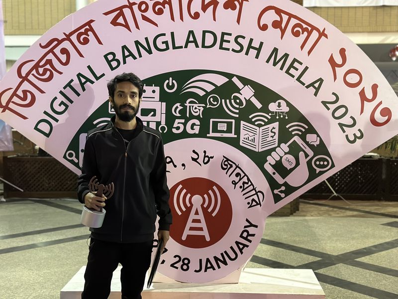 Delwar Alam at Digital Bangladesh Mela 2023